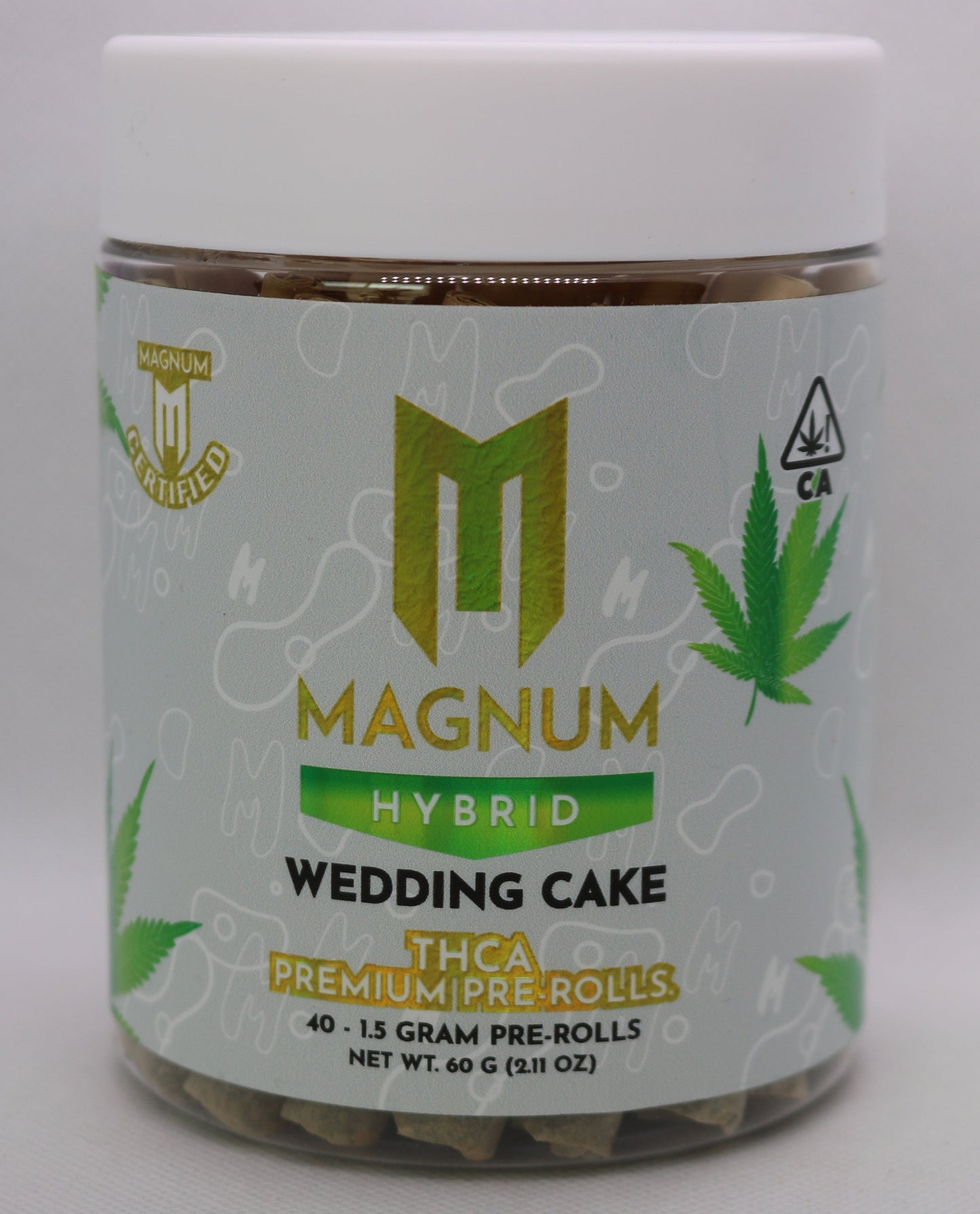 1.5g Wedding Cake Premium Cannabis Flower Cone Infused W/THCA Isolate