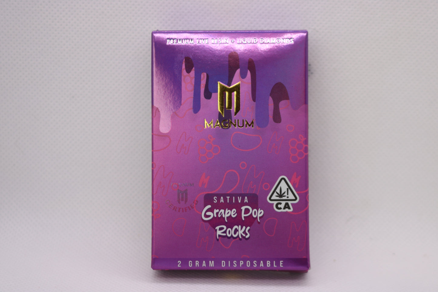 2g Grape Pop Rocks Magnum Labs Live Resin Liquid Diamonds Disposable Cannabis AIO Vape Device