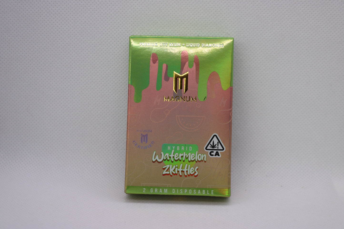 2g Watermelon Zkittles Magnum Labs Live Resin Liquid Diamonds Disposable Cannabis AIO Vape Device